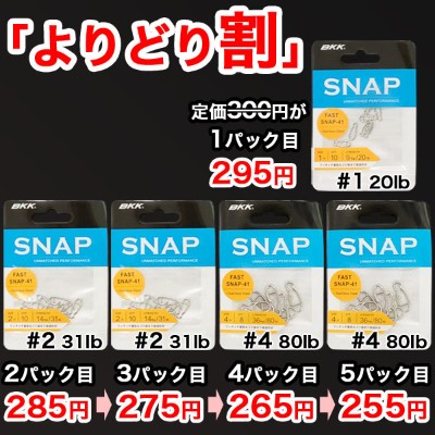 BKK(ワンタッチスナップ)FAST SNAP-41(ファストスナップ41) | ルアー