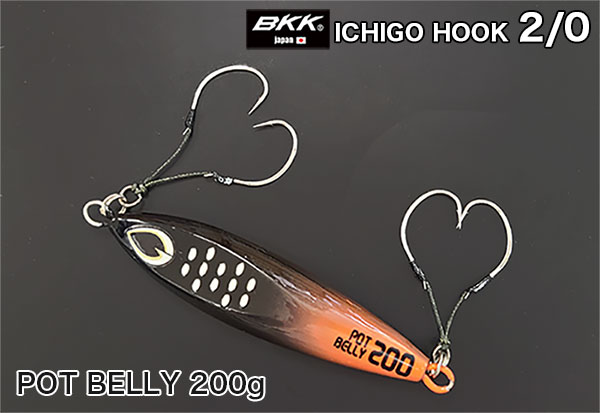 BKK 超軽量1.5Xジギングフック ICHIGO HOOK(イチゴフック) | ルアー