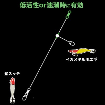 クレイジーオーシャン イカメタル(ドロッパー専用)エギ「ハード